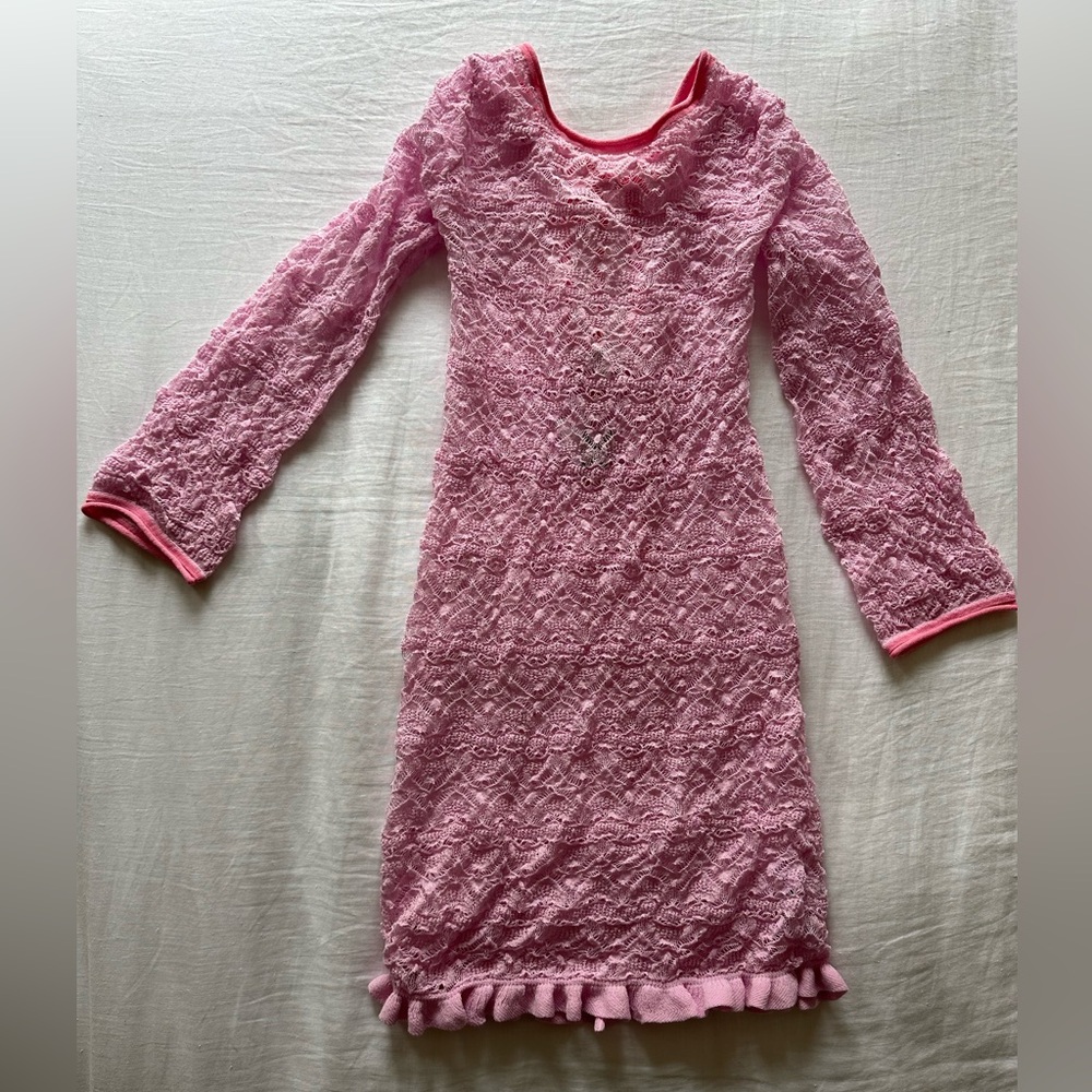 J.Crew pink swim coverup